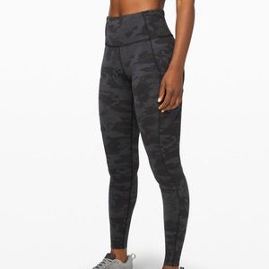 lululemon camo fast & free tight 28”
